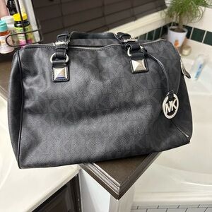 Michael Kors Charcoal Duffel Bag